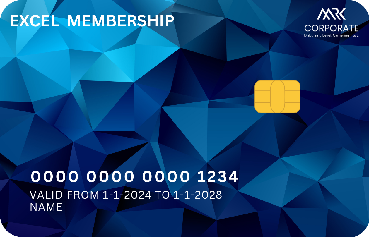 Excel membership card